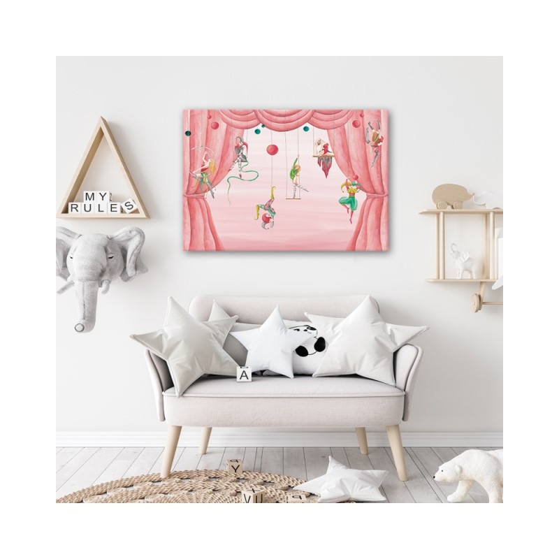 Leinwanddruck - Zirkusakrobat | Feeby