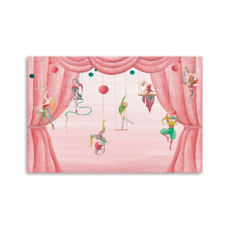 Leinwanddruck - Zirkusakrobat | Feeby