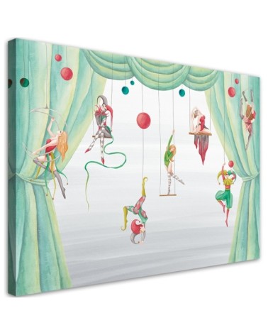 Leinwandbild - Zirkusakrobat | Feeby