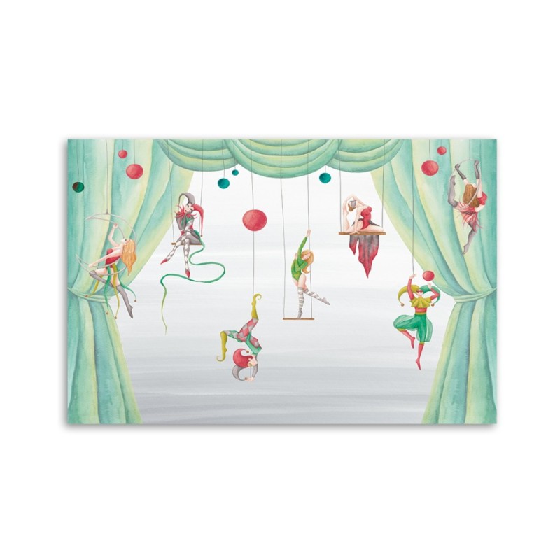 Leinwandbild - Zirkusakrobat | Feeby