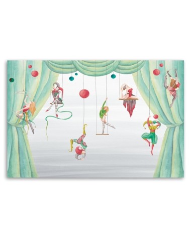 Leinwandbild - Zirkusakrobat | Feeby