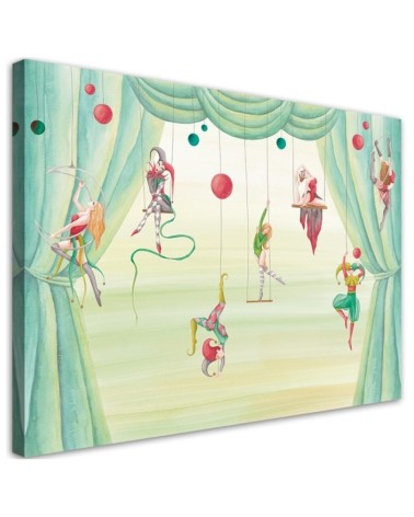 Bild auf Leinwand - Zirkusakrobat | Feeby