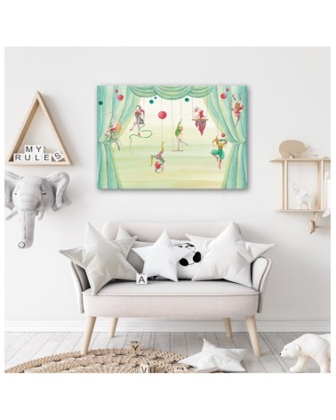 Bild auf Leinwand - Zirkusakrobat | Feeby