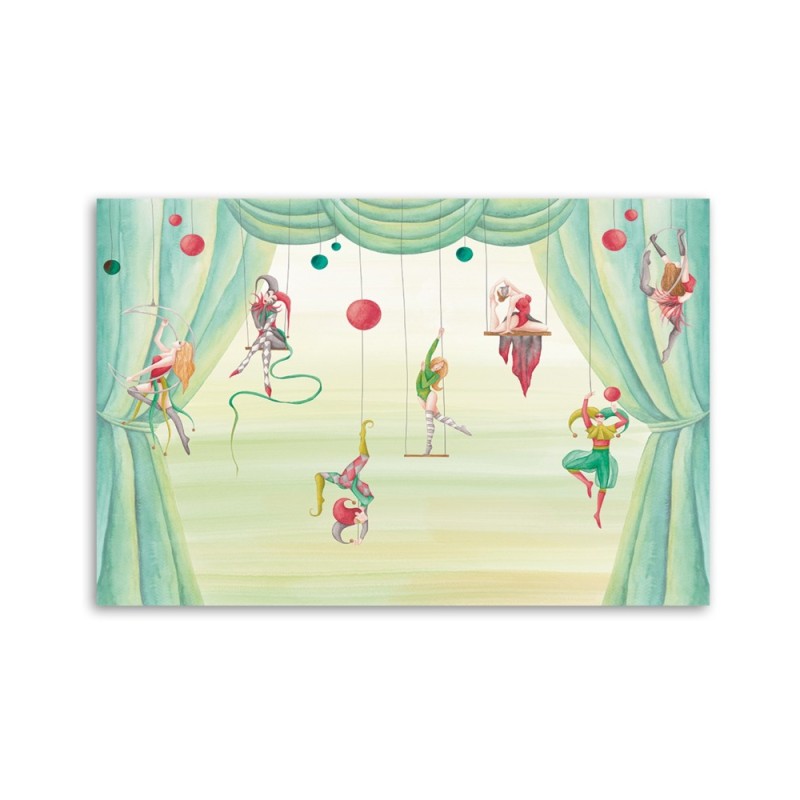 Bild auf Leinwand - Zirkusakrobat | Feeby
