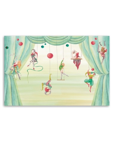 Bild auf Leinwand - Zirkusakrobat | Feeby