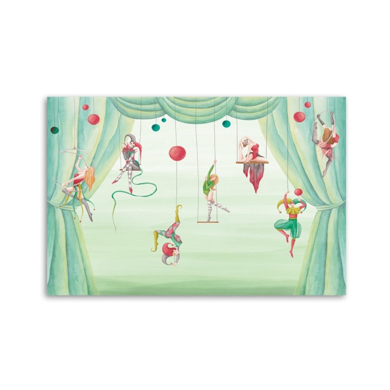 Leinwandbild modern - Zirkusakrobat | Feeby