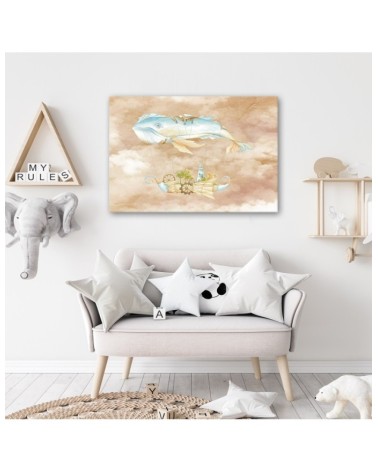 Leinwandbild - Fliegerwal und Schiff | Feeby