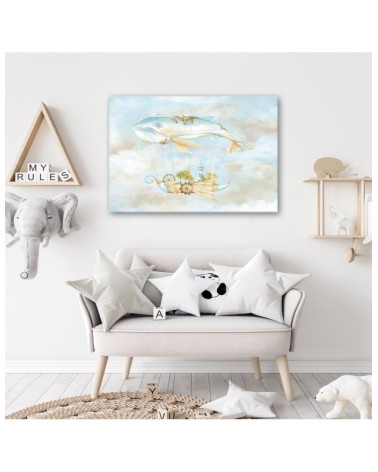 Modernes Wandbild - Fliegerwal und Schiff | Feeby