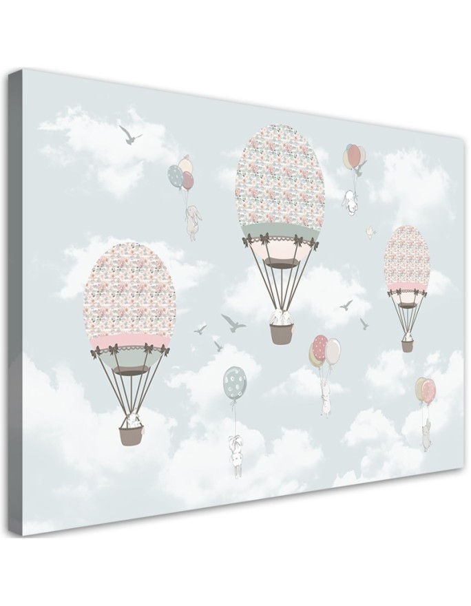 Leinwandbild - Bunte Ballon Tiere Kinder | Feeby