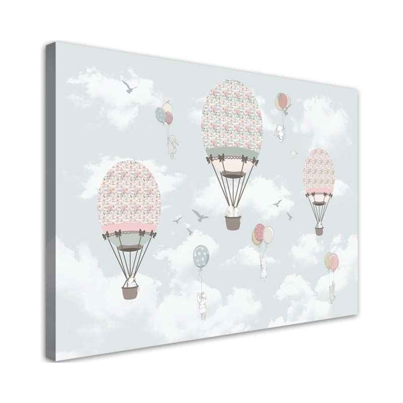 Leinwandbild - Bunte Ballon Tiere Kinder | Feeby