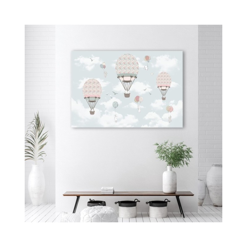 Leinwandbild - Bunte Ballon Tiere Kinder | Feeby