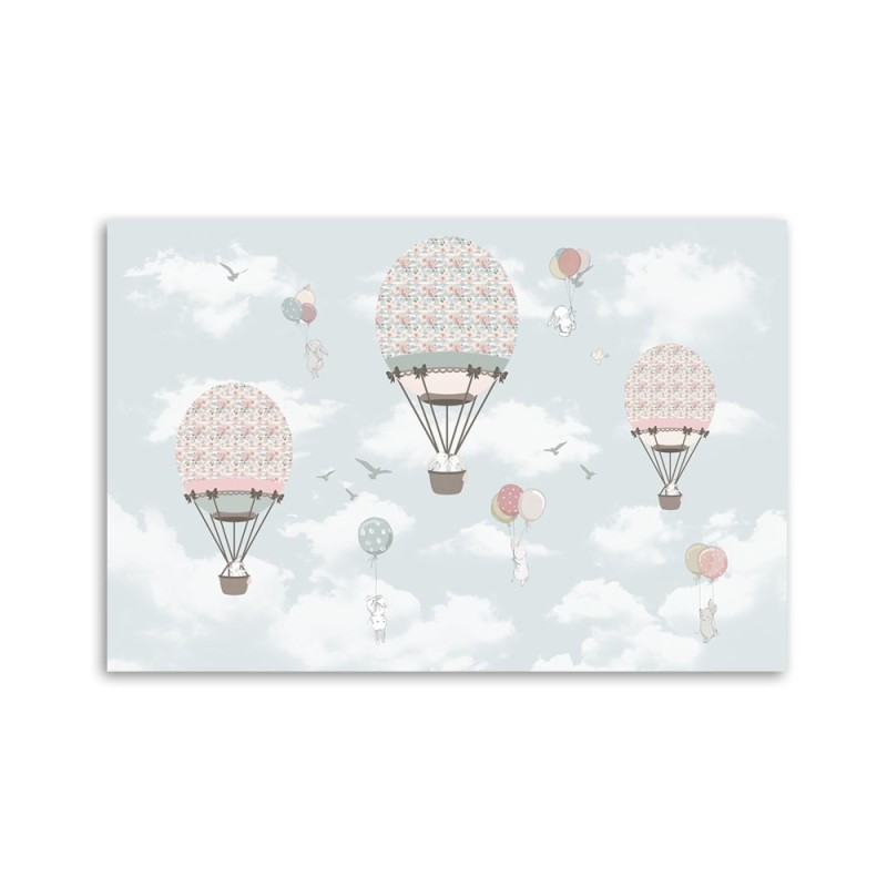 Leinwandbild - Bunte Ballon Tiere Kinder | Feeby