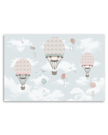 Leinwandbild - Bunte Ballon Tiere Kinder | Feeby