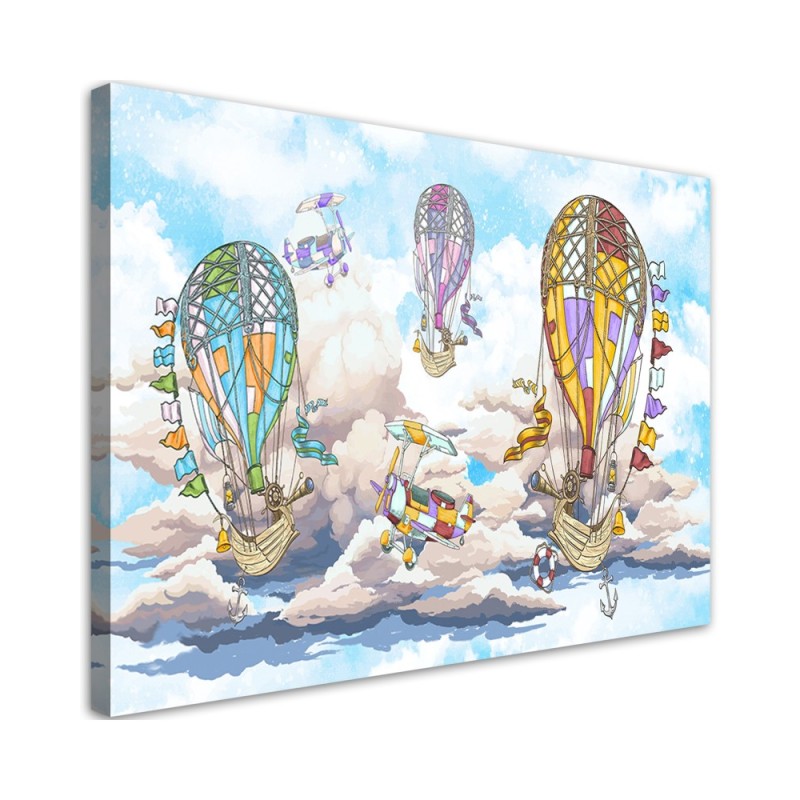 Modernes Wandbild - Bunte Luftballons | Feeby