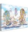 Children's Canvas prints - Colourful air balloons | FEEBY