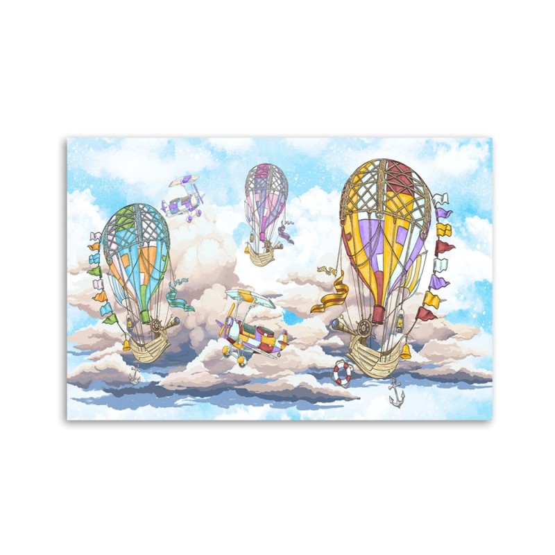 Modernes Wandbild - Bunte Luftballons | Feeby