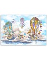 Children's Canvas prints - Colourful air balloons | FEEBY