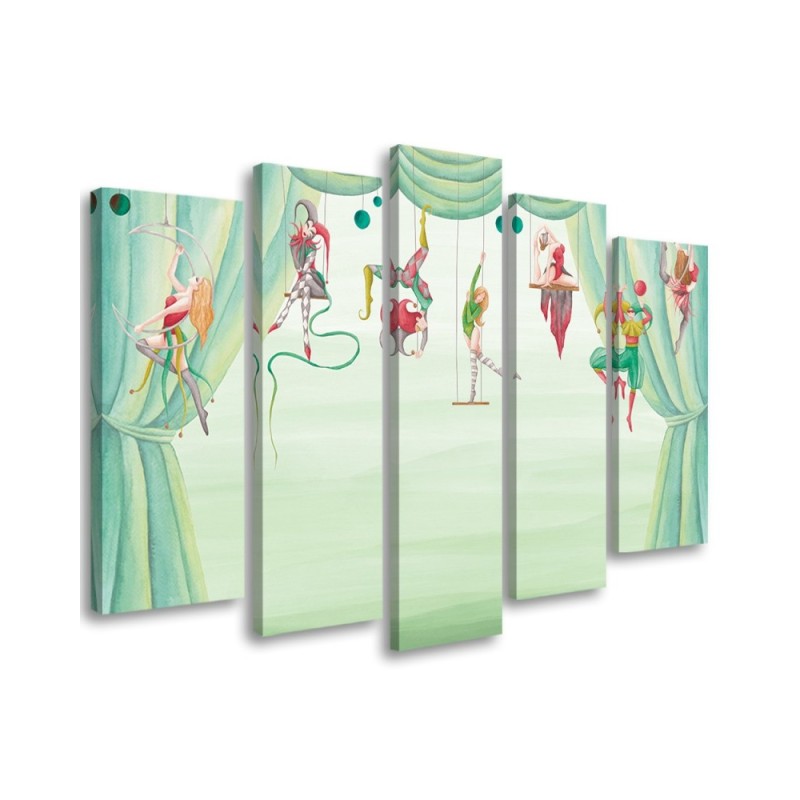 Leinwandbild - Zirkusakrobat | Feeby