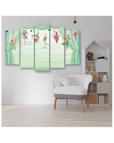 Leinwandbild - Zirkusakrobat | Feeby