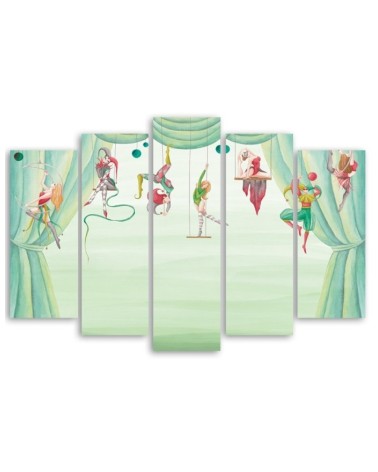 Leinwandbild - Zirkusakrobat | Feeby