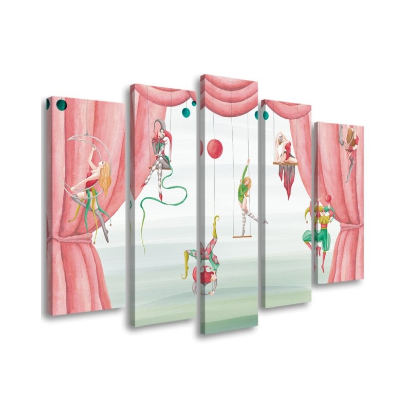 Modernes Wandbild - Zirkusakrobat | Feeby