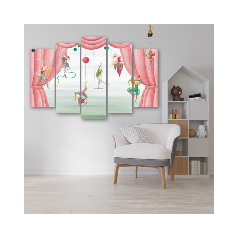 Modernes Wandbild - Zirkusakrobat | Feeby