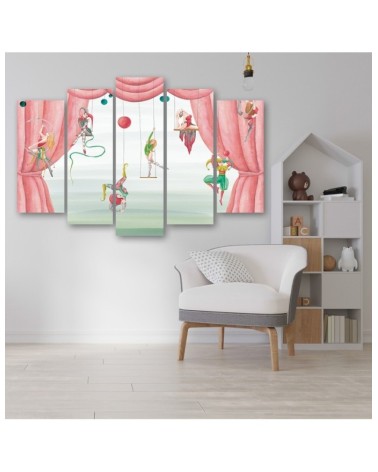 Modernes Wandbild - Zirkusakrobat | Feeby