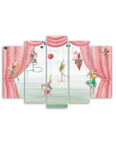 Modernes Wandbild - Zirkusakrobat | Feeby