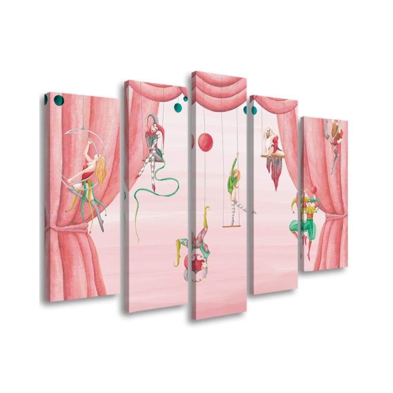 Dekoratives Leinwandbild - Zirkusakrobat | Feeby