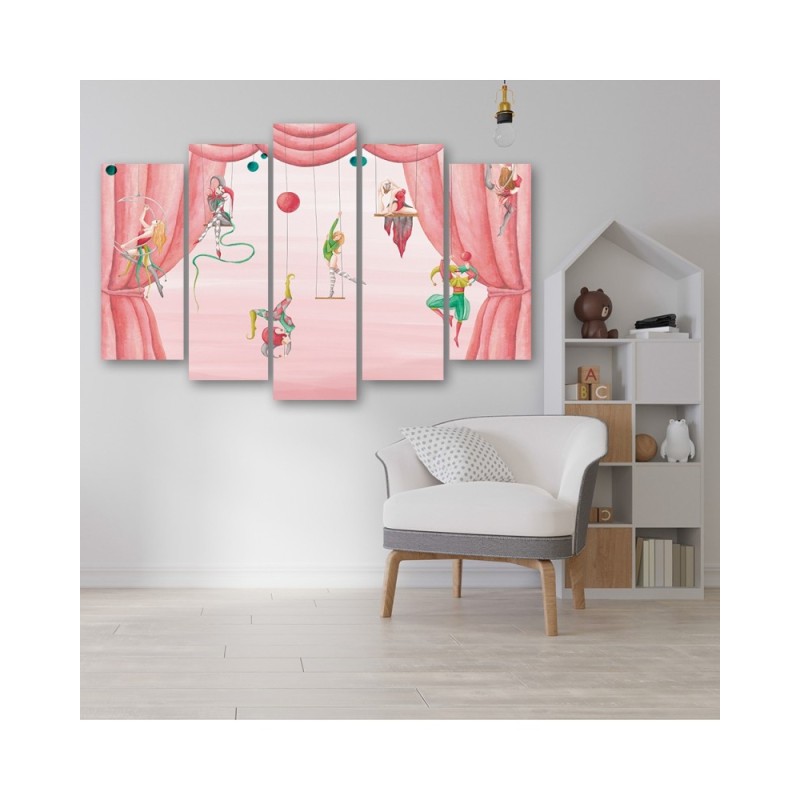 Dekoratives Leinwandbild - Zirkusakrobat | Feeby