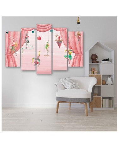 Dekoratives Leinwandbild - Zirkusakrobat | Feeby