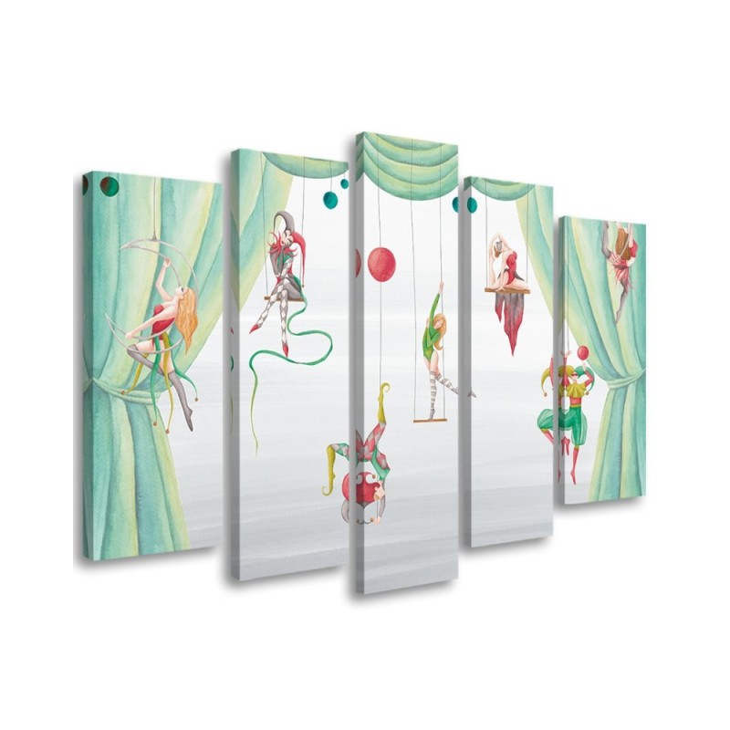 Leinwandbild - Zirkusakrobat | Feeby