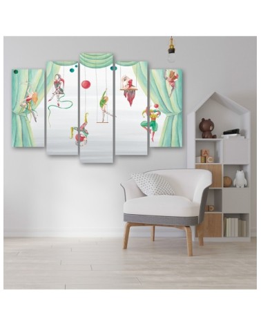 Leinwandbild - Zirkusakrobat | Feeby