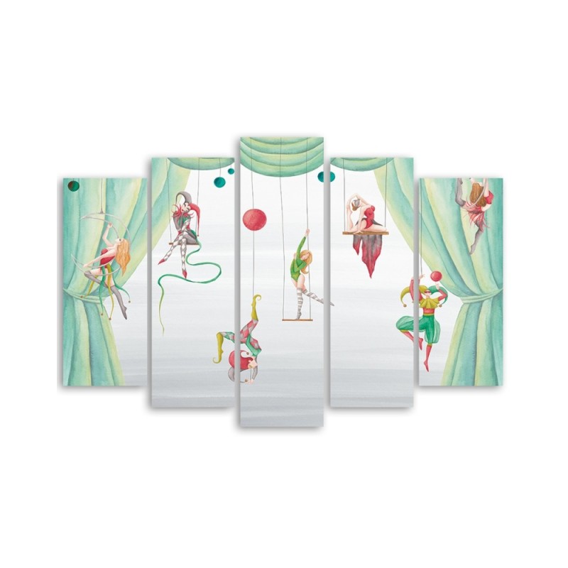 Leinwandbild - Zirkusakrobat | Feeby