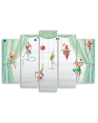 Leinwandbild - Zirkusakrobat | Feeby