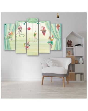 Modernes Wandbild - Zirkusakrobat | Feeby