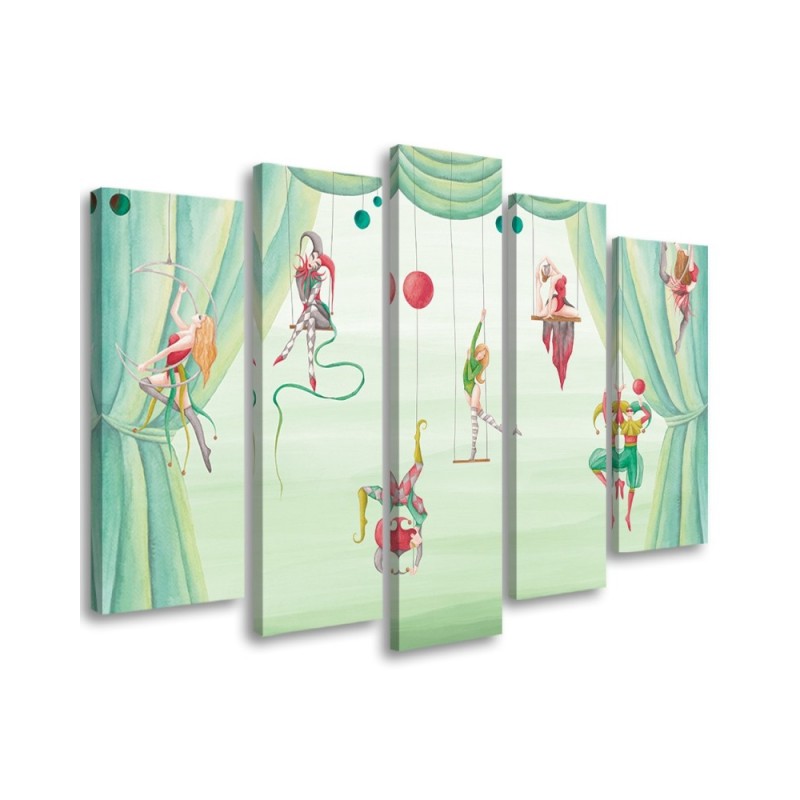 Bild auf Leinwand - Zirkusakrobat | Feeby