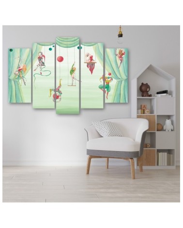 Bild auf Leinwand - Zirkusakrobat | Feeby