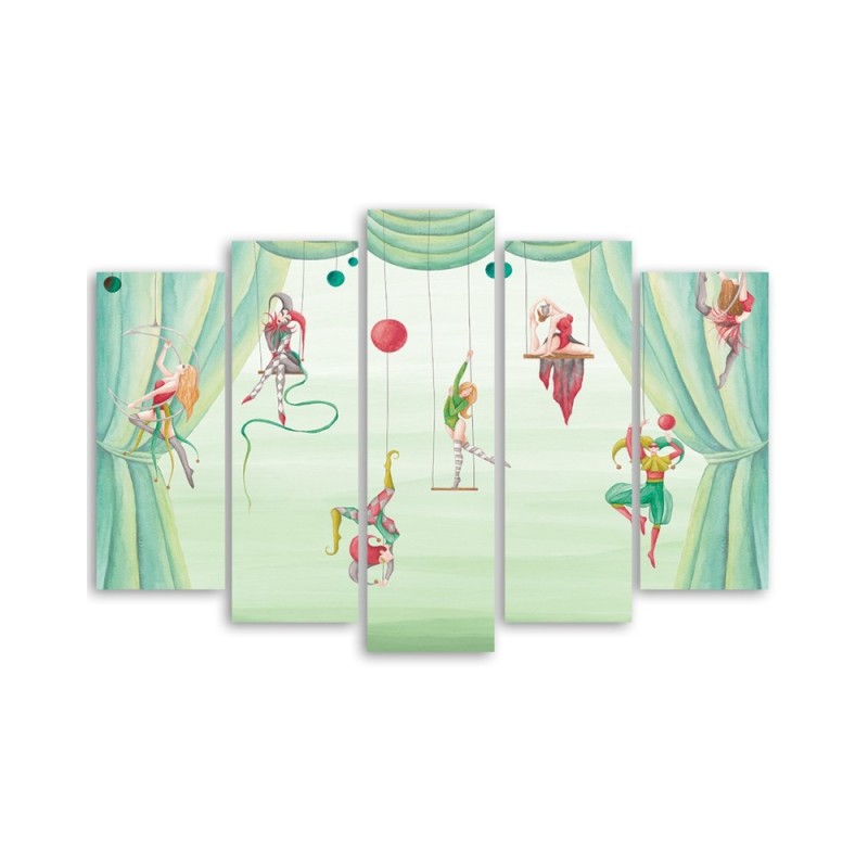 Bild auf Leinwand - Zirkusakrobat | Feeby