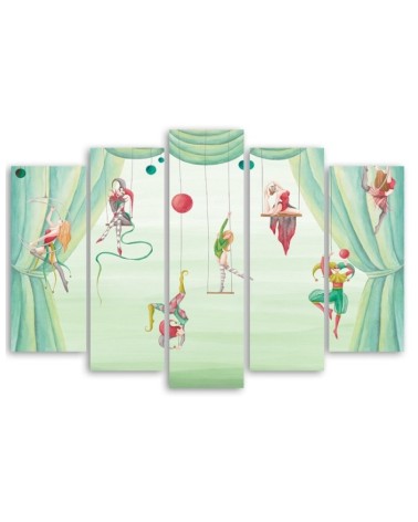 Bild auf Leinwand - Zirkusakrobat | Feeby