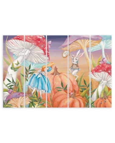 Leinwandbild - Little Alice im Land der Wunder | Feeby