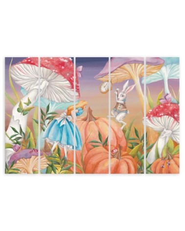 Bild auf Leinwand - Little Alice im Land der Wunder | Feeby