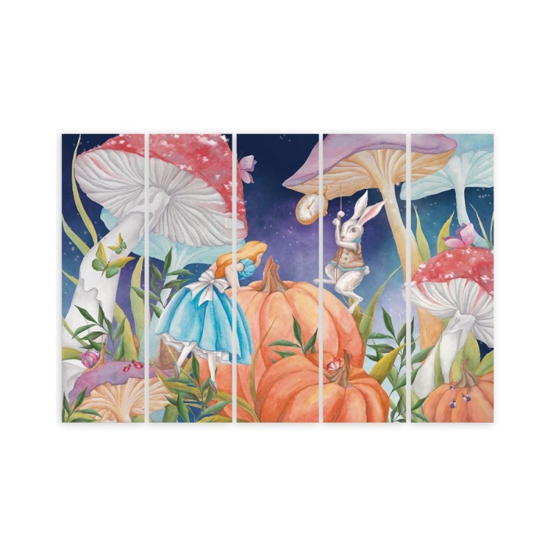 Bild auf Leinwand - Little Alice im Land der Wunder | Feeby