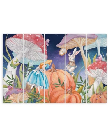 Bild auf Leinwand - Little Alice im Land der Wunder | Feeby