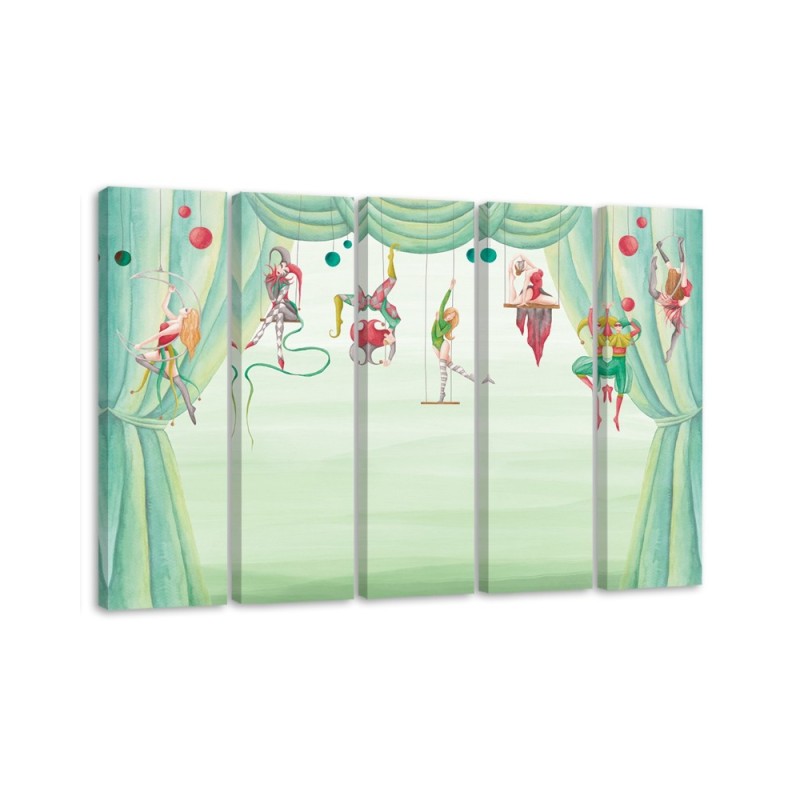 Leinwanddruck - Zirkusakrobat | Feeby