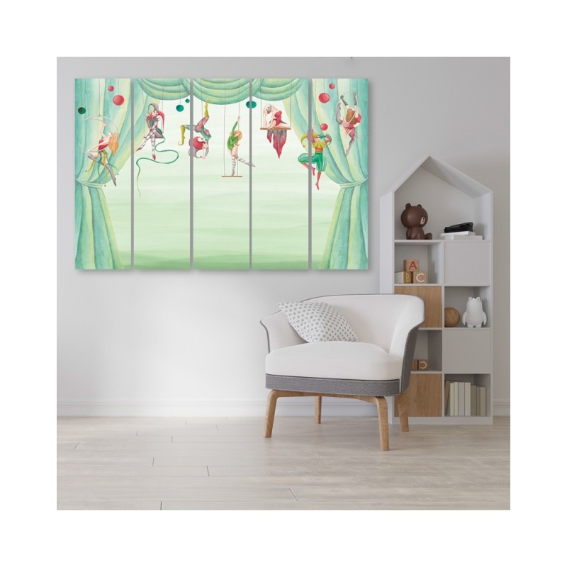 Leinwanddruck - Zirkusakrobat | Feeby