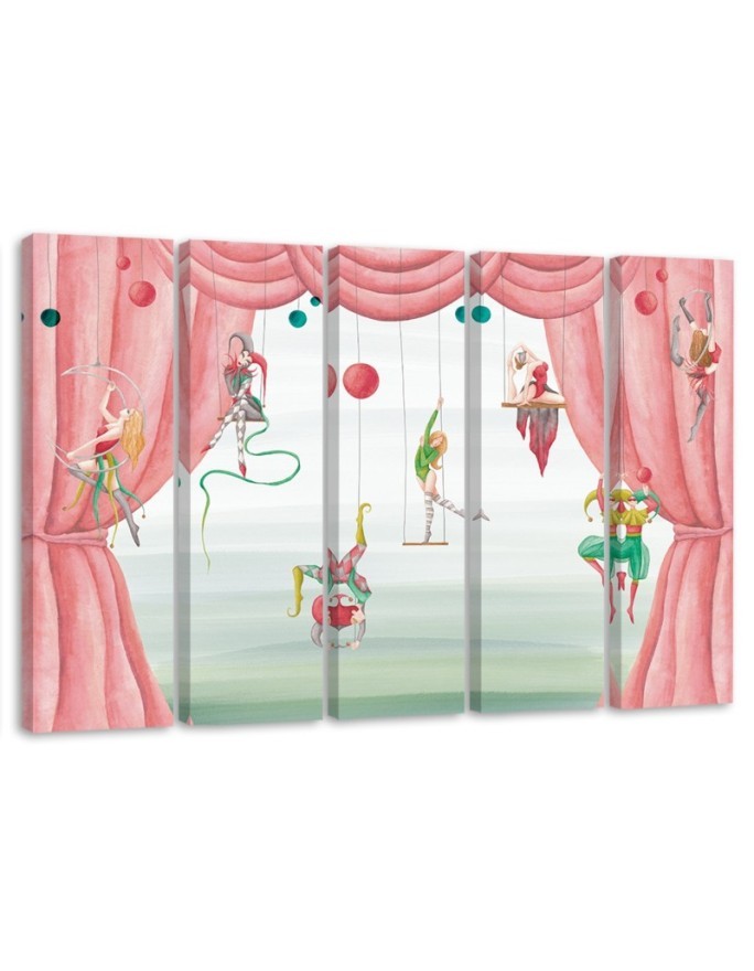 Bild auf Leinwand - Zirkusakrobat | Feeby