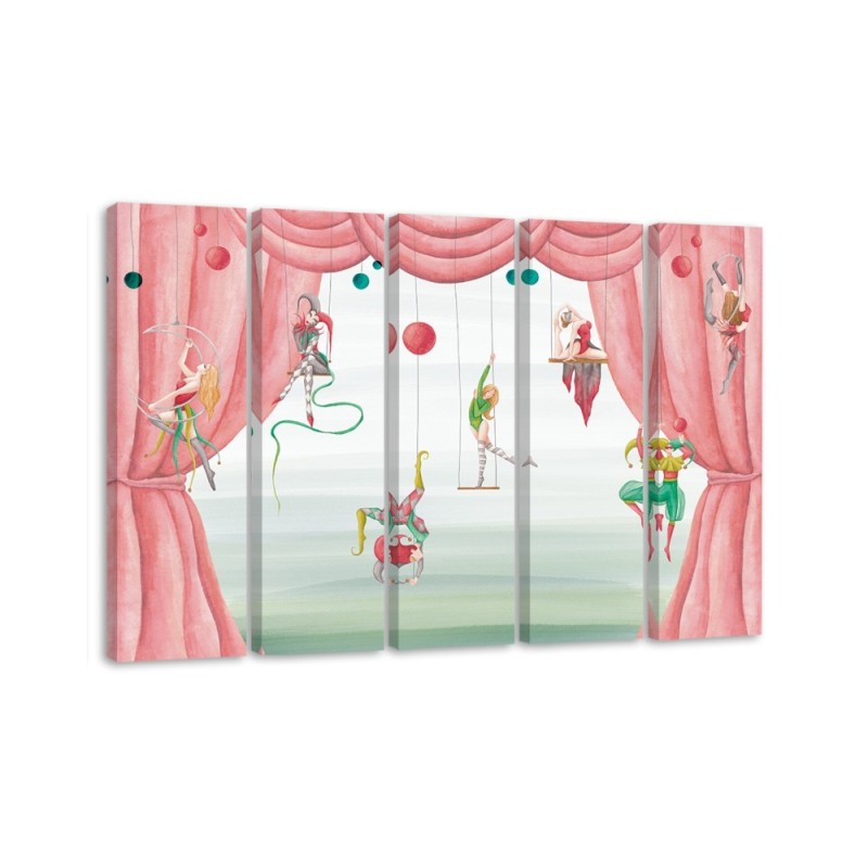 Bild auf Leinwand - Zirkusakrobat | Feeby