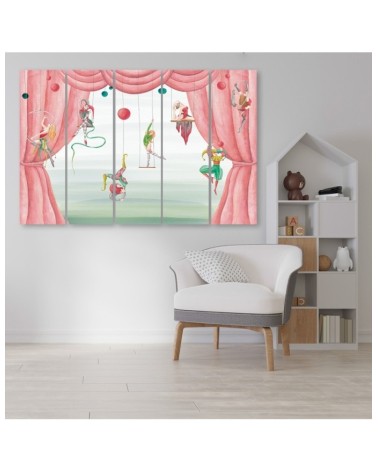 Bild auf Leinwand - Zirkusakrobat | Feeby