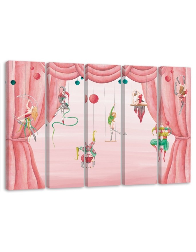 Leinwandbild modern - Zirkusakrobat | Feeby